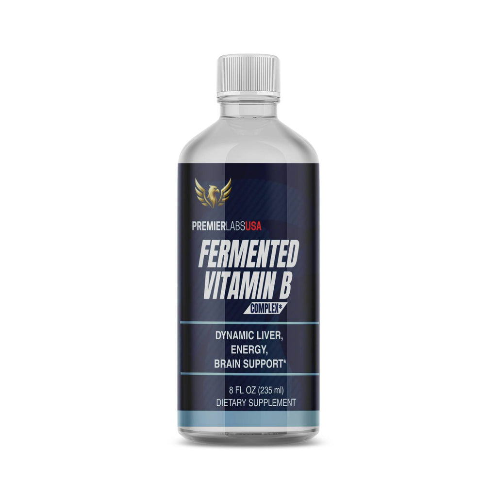 Fermented Vitamin B Complex – Liquid B Vitamins for Energy, Brain & Nervous System Support | Premier Labs USA