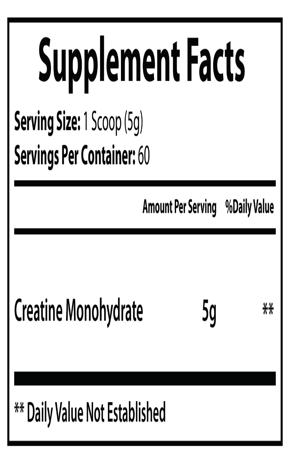 Creatine Monohydrate