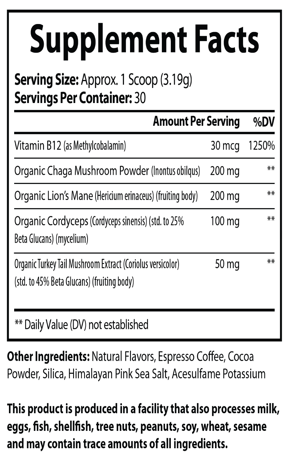 Mocha Mushroom Coffee