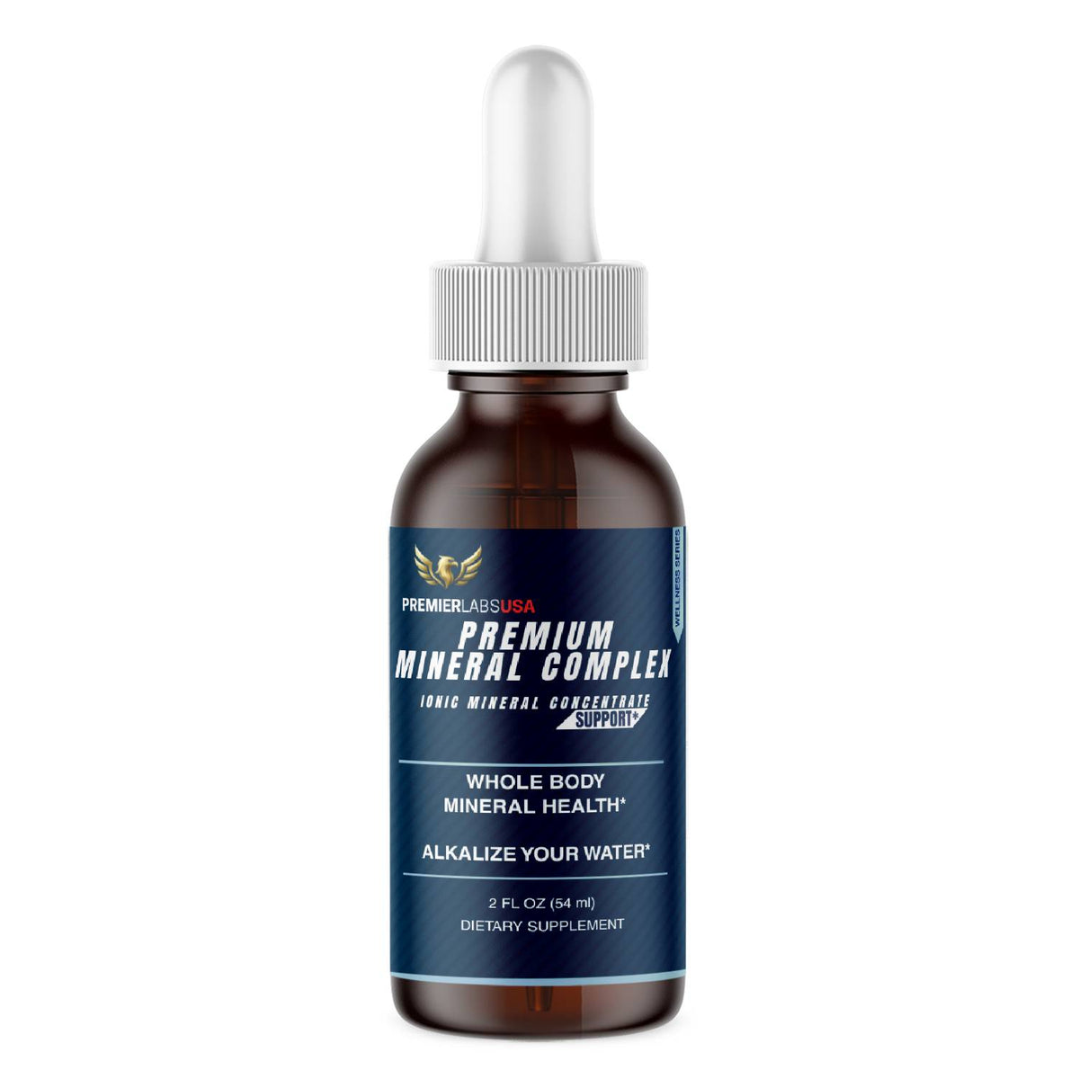 Premier Labs Premium Mineral Complex – Ionic Trace Mineral Concentrate | 2 fl oz