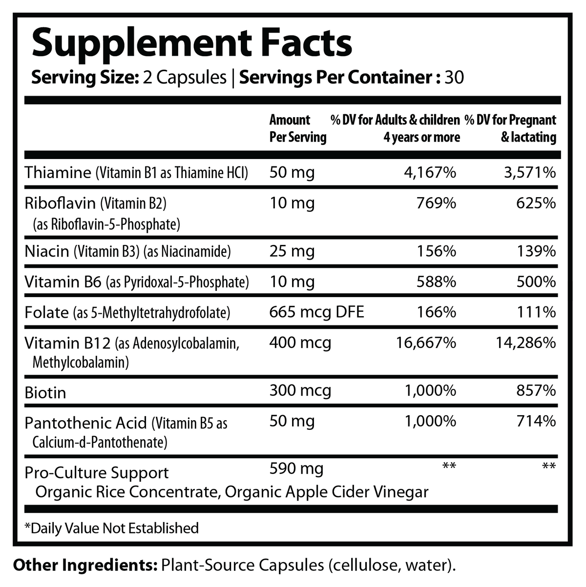 Vitamin B Complex – Energy, Brain & Nervous System Support | Premier Labs USA