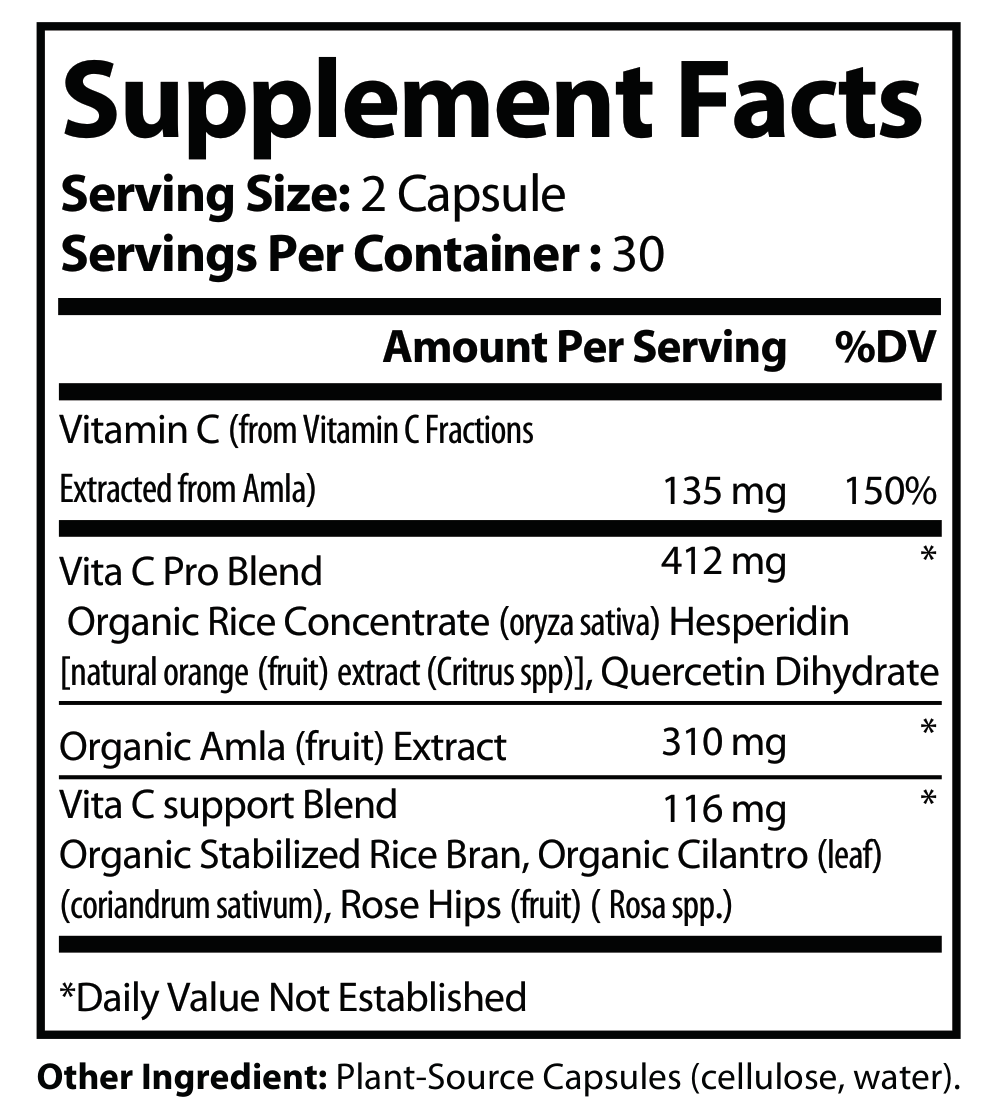 Plant-Source Vitamin C – Natural Immune, Collagen & Antioxidant Support | Premier Labs USA